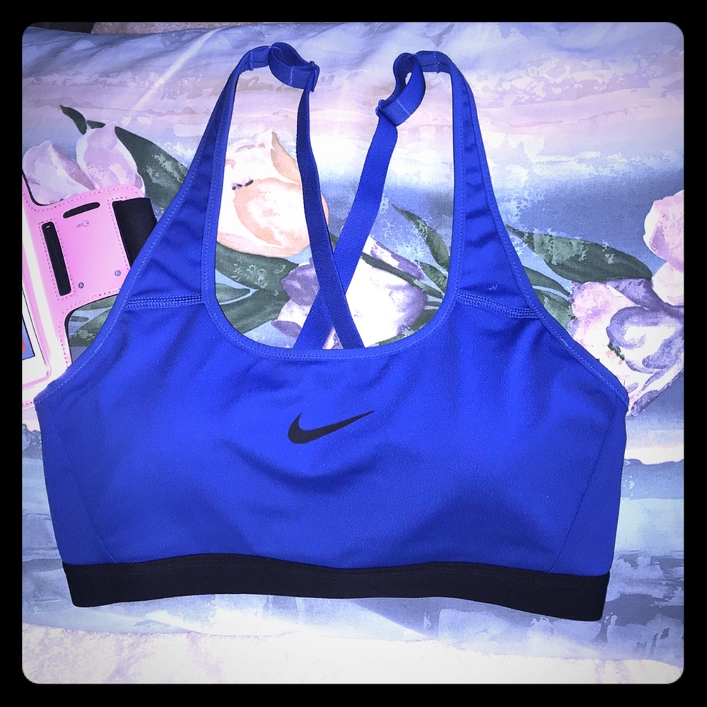 Nike Dri Fit Blue Classic Sports Bra 🏐FINAL